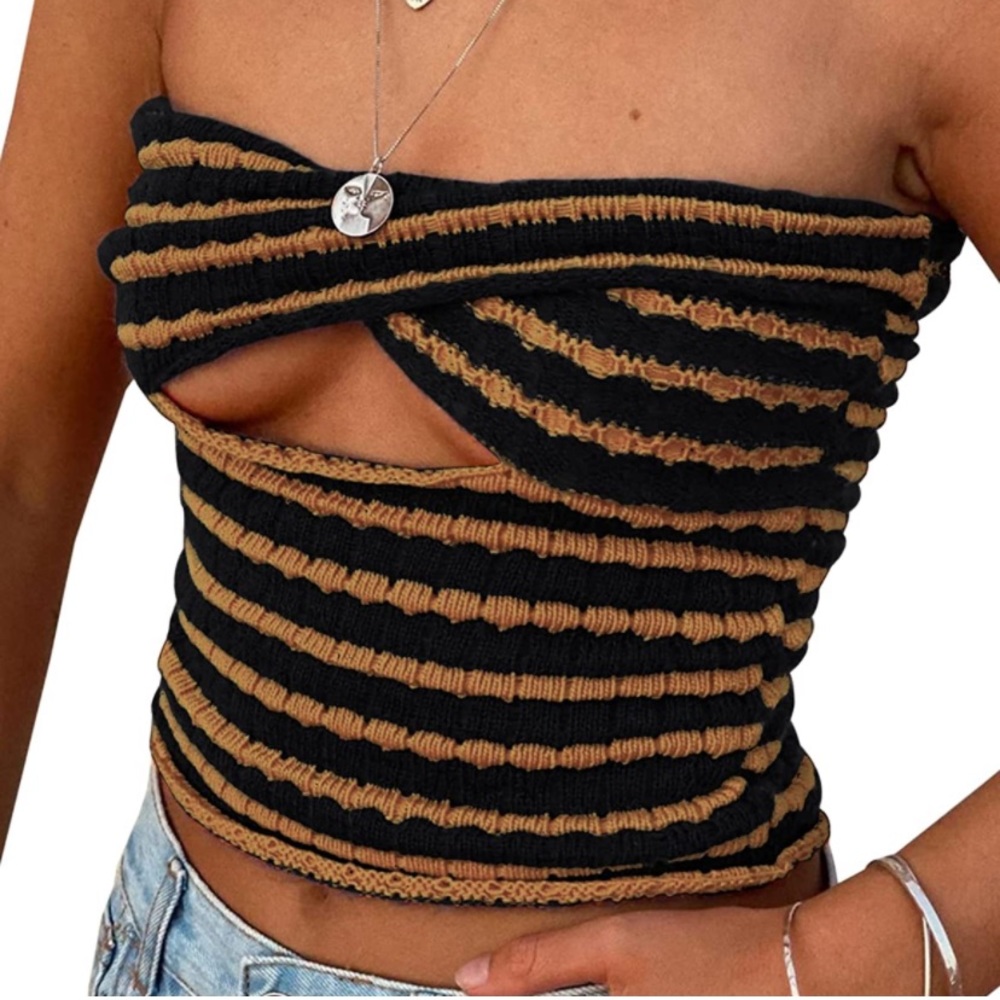 Twist Front Bandeau Top